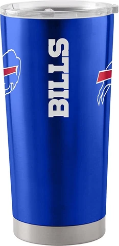 Buffalo Bills Travel Tumbler 20oz Ultra Blue Cover