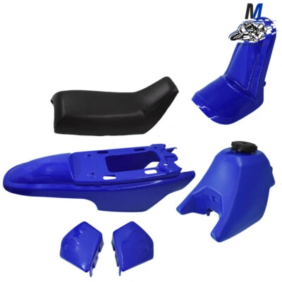 For Yamaha PW50 PY50 PW 50 Plastic Fender Body Seat Gas Tank Kit Blue - Image 1 of 4