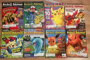 Beckett Pokemon Collector Magazines Vintage Lot Of 8 - Picture 1 of 15