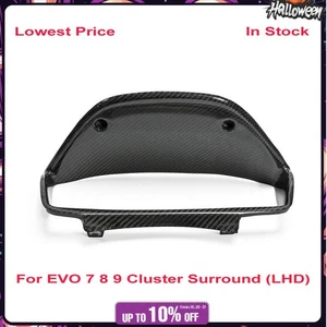Carbon For Mitsubishi EVO 7 8 9 LHD Dash Cluster Surround Replacement Interior - Picture 1 of 9