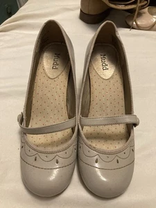 Schuhe Pumps schlammig Vintage grau taupe süß Damengröße 8 - Bild 1 von 11