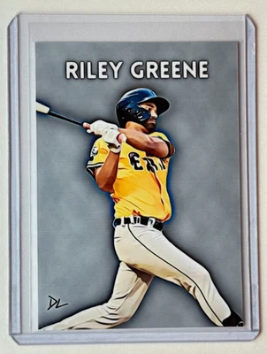 Riley Greene Limited Edition Artist Signed "Erie Seawolves" Trading Card 1/10 - Image 1 of 2
