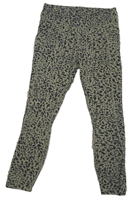 Leggings Pact para mujer grandes de algodón orgánico estampado de guepardo leopardo crop lounge yoga Foto 1 de 4