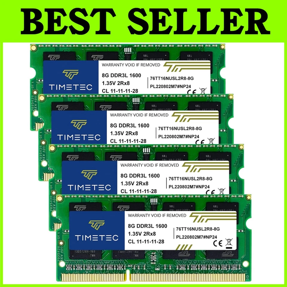 32GB DDR3L RAM Upgrade Kit for Laptop - Image 1 of 4