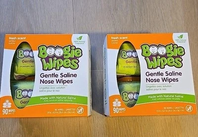 Boogie Wipes 4 Pks of 45, Fresh Scent Natural Saline Stuffy Noses Wipes - Image 1 of 4