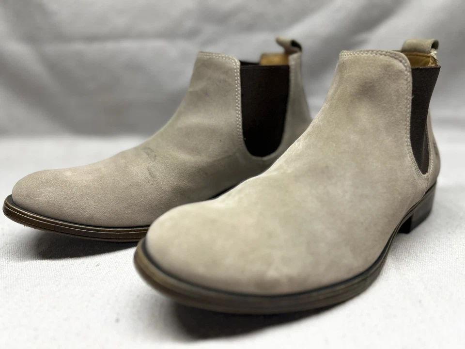 Fly London Wate Womens Boots US 8.5 Taupe Suede Ankle Slip On Boho - Image 1 of 4