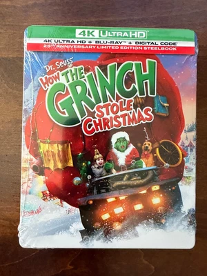 Dr. Seuss How The Grinch Stole Christmas (4K) Steelbook - Image 1 of 4