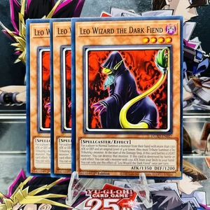 3x Yugioh Playset Leo Wizard the Dark Fiend DUAD-EN027 Common 1st Ed Near Mint - Picture 1 of 1
