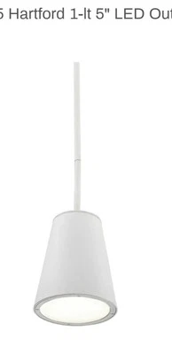 Kuzco Hartford 1-lt 5" LED Outdoor Pendant Lighting - Image 1 of 3