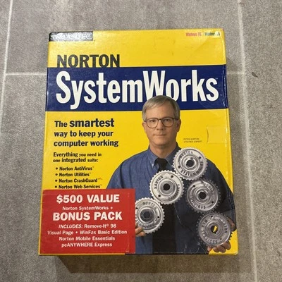 Vintage Symantec Norton System Works For Windows 95 & 98 Never Used - Image 1 of 3