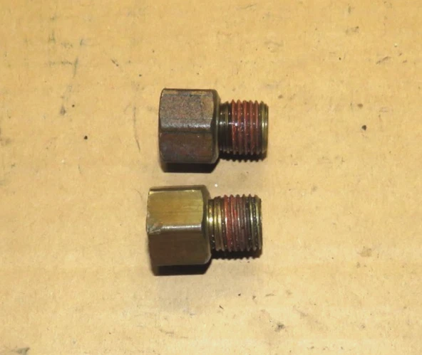 1984-1996 Corvette Automatic Transmission Lines Brass Fittings, (2), GM - Image 1 of 1