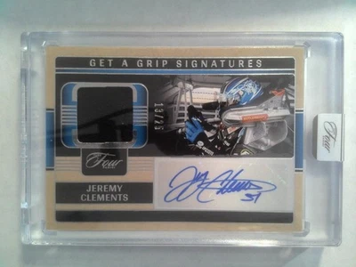 2025 Panini Turn Four Racing Autograph Race-Used Glove - Jeremy Clements #13/25 - Image 1 of 2