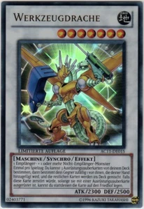 Yu-Gi-Oh! AC11-DE015 Werkzeugdrache Ultra Rare limitierte Auf Sleeve & Toploader - Bild 1 von 1