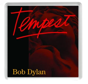 Bob Dylan Set Of 2 Classic Album Cover Reproduction , Acrylic Coaster 100x100mm - Picture 1 of 2