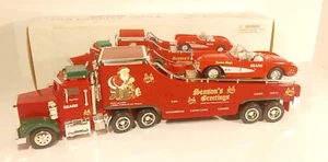 Sears Seasons Greetings Car Carrier Truck 1999 Limited Edition 1957 Corvette - Picture 1 of 7