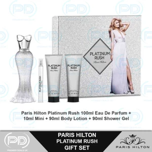 Paris Hilton Platinum Rush Gift Set 100ml Eau De Parfum For Women - Picture 1 of 1