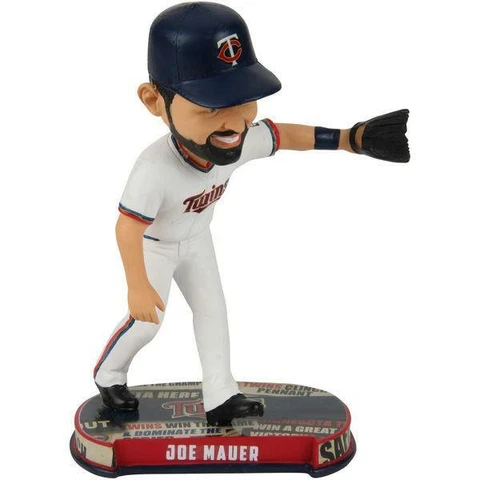 Joe Mauer Minnesota Twins Headline Special Edition Bobblehead MLB Cover