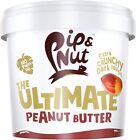 Pip and Nut Ultimate Crunchy Deep Roast Peanut Butter 1kg Tub-7 Pack