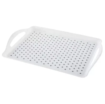 Rectangular Non-Slip Serving Tray Anti-Slip Tray Restaurant Kitchen Bar - Image 1 of 4