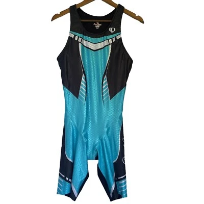 Traje de triatlón de ciclismo Pearl Izumi para mujer X-grande azul y negro con hielo IN-R-Cool 1 pieza Foto 1 de 4
