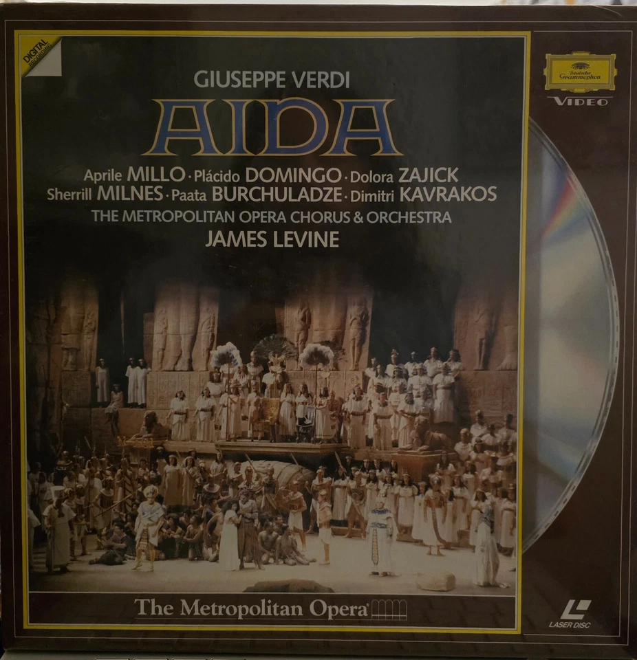 Verdi: Aida: Metropolitan Opera: Domingo/Levine (1989) [072 516-1]  - Laserdisc - Image 1 of 1