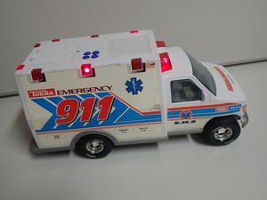 diecast ambulance with working lights