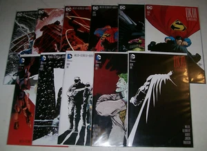 Dark Knight III The Master Race #1-9 set completo con 2 varianti DC 2016 Batman - Foto 1 di 7