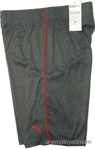 Boys Puma Shorts Athletic Sports Short Pants Bottoms Active Wear Youth - Picture 1 of 9