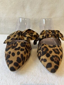 DAMEN-PANTOLETTEN GRÖSSE 7 BEAST MODE LEOPARD TIERDRUCK SCHUHE - Bild 1 von 5