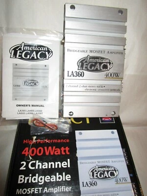 LEGACY 400 Watt MOSFET High Performance Amplifier LA350 - Image 1 of 4