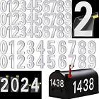 50 PCS Mailbox Numbers for Outside，Mailbox Numbers Reflective, 3 Inch Viny