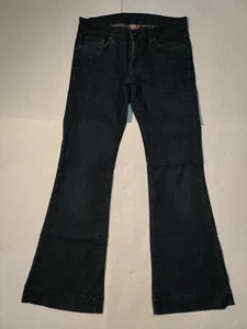 Lucky Brand Womens 8/29 Dark Blue Sundown Wide Leg Jeans - Picture 1 of 11