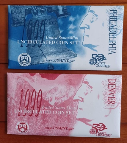 1999  US Mint Uncirculated Coin Set Cover