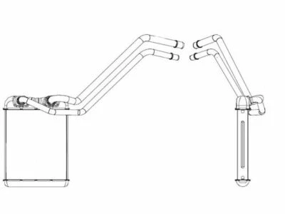 Para Chevrolet Trailblazer EXT 2003-2006 núcleo de calefacción TYC 26884VF 2004 2005 Foto 1 de 2