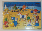 RAR! Minifiguren M&M CIRCUS PUZZLE + BPZ  MARS FRANKREICH 1997