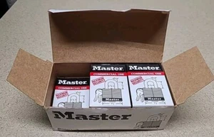 MASTER LOCK #5 COMMERCIAL MAXIMUM SECURITY KEYED ALIKE BOX OF 5 US NEW OLD STOCK - Picture 1 of 6