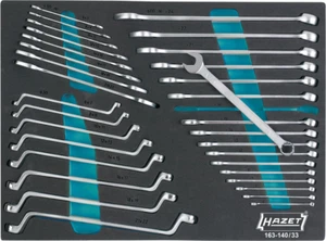HAZET 163-140/33 Schraubenschlüssel-Satz Einlage 33-teilig - Picture 1 of 3
