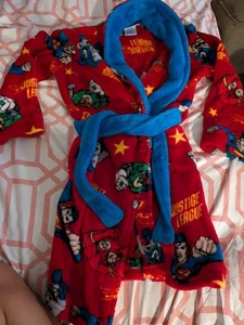 Justice League Boys Robe Size Small 6/7 In Perfect Condition - Picture 1 of 2