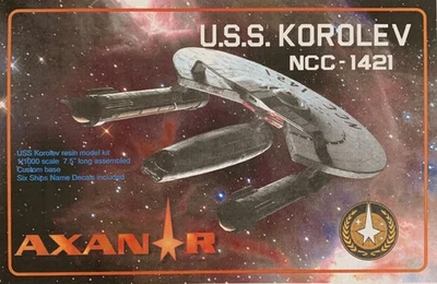Axanar USS Korolev resin 1/1000 Model Kit w/ Patches Star Trek Prelude to Axanar - Image 1 of 4