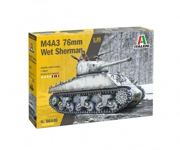 Italeri 96440 - 1:35 US Sherman M4A3 Wet - Neuf - Photo 1/1