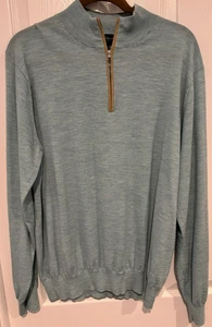 Peter Millar Excursionist Flex Collection 1/4 Zip Pullover Herren XL hellgrün - Bild 1 von 4