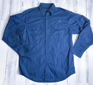 511 Tactical Shirt Mens Medium Black Training Gear Pockets Button Up NRA - Picture 1 of 7