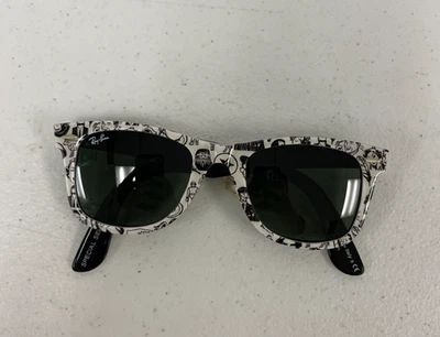 Gafas de sol Ray-Ban Wayfarer serie especial 3 RB 2140 1047 5022 CÓMIC ¡RARAS! Foto 1 de 4