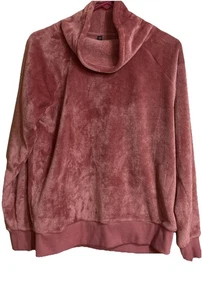 GAIAM Peluche Piel Polar Yoga Pullover Sudadera Capucha Cuello Rosa Talla M Nuevo con Etiquetas - Imagen 1 de 10