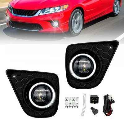 Luces antiniebla LED luces de parachoques delanteras para Honda Accord 2013-2015 cupé de 2 puertas Foto 1 de 4