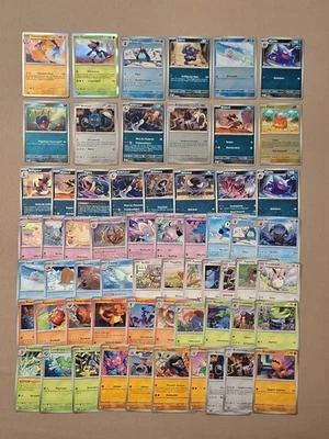 Pokémon Karten Sammlung 61 Pokemon Monster Karten Fatale Flammen Set Deutsch  - Bild 1 von 4