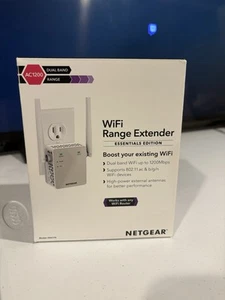 NETGEAR AC1200 Wi-Fi Range Extender Dual Band Gigabit (EX6150-100NAS) - Afbeelding 1 van 4