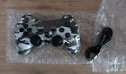 New Ps3 Wireless Controller Cool Army Camo Custom Design With Charger Included!
