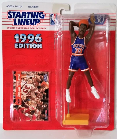 1996 Starting Lineup Patrick Ewing New York Knicks SLU Kenner Sports Figure Cover
