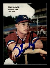 STAN ROYER SIGNED 1990 BEST HUNTSVILLE STARS #240 ON-CARD AUTO